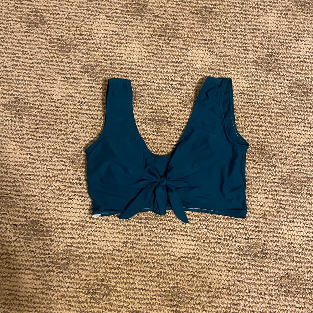 Shein Teal Bikini Top